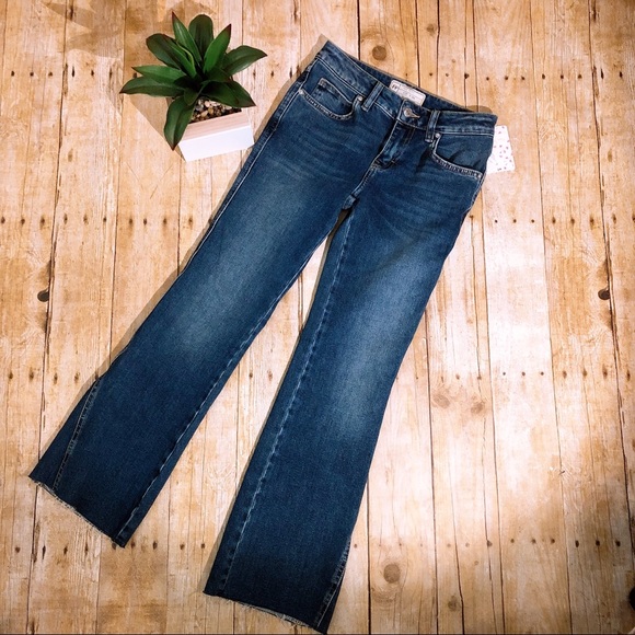 Free People Jean Crop flare Size 24R - Picture 2 of 7